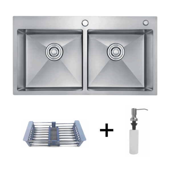 Cuba Cozinha Gourmet em Aço 304 Nano Silver 8545S + Disp 500