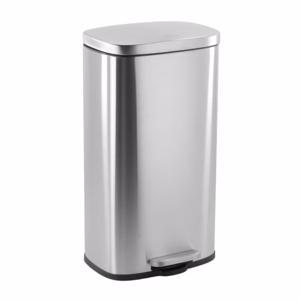 Lixeira de Pedal 30L em Inox com Balde Interno Guimmis.casa