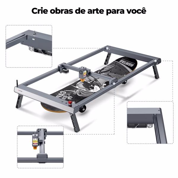Kit de Expansão Ortur-Laser Master 3 Maior Área de Gravação,