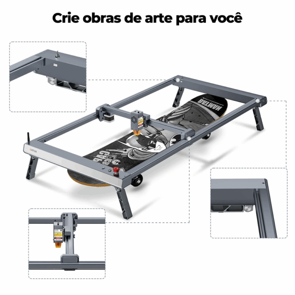 Kit de Expansão Ortur-Laser Master 3 Maior Área de Gravação,