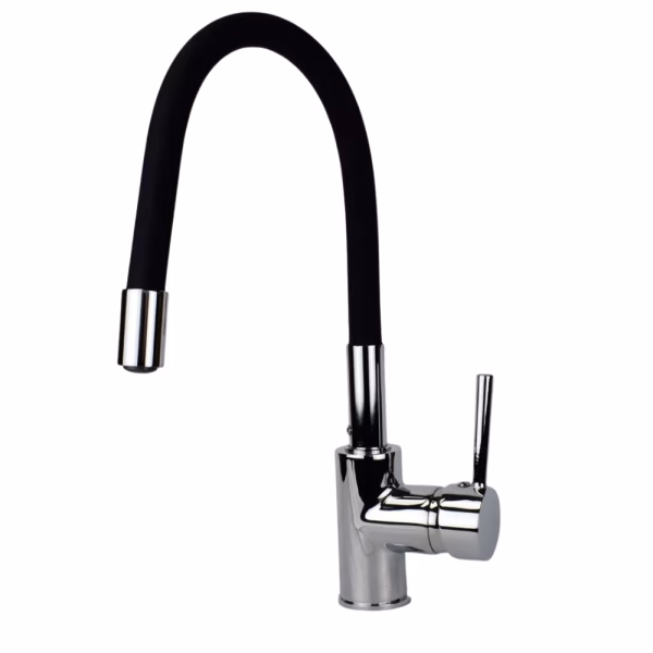 Torneira de bancada Monocomando Atenas - Flex Preta