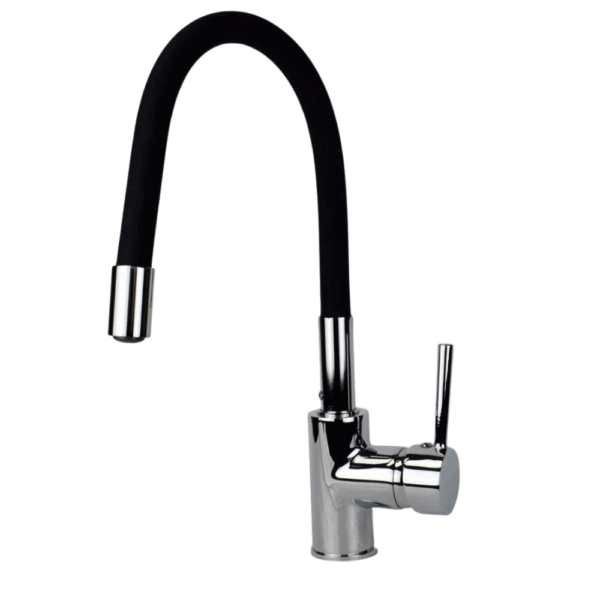 Torneira de bancada Monocomando Atenas - Flex Preta