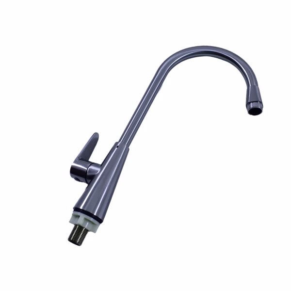 Torneira em Aço Inox Escovada - Agua fria