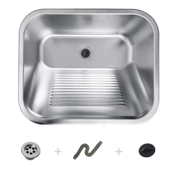Tanque Inox Lavanderia 9145 Escovado -27L