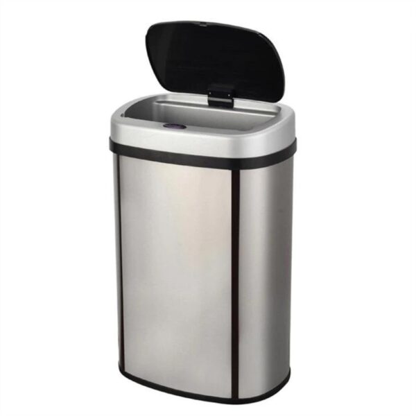 Lixeira Automatica Inox Top Clean 50 Litros Guimmis.casa