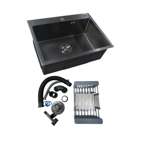 Cuba Cozinha Gourmet em Aço Inox 304 - 6045T - Nano Black