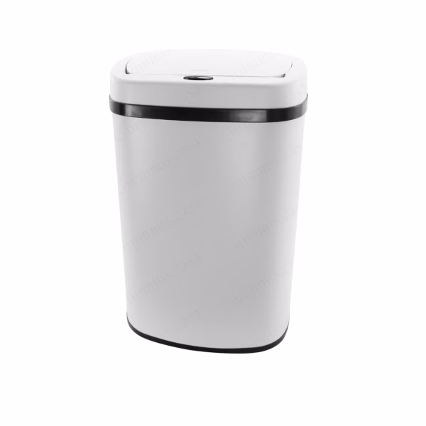 Lixeira Automatica Inox na cor Branca 50 Litros Guimmis.casa