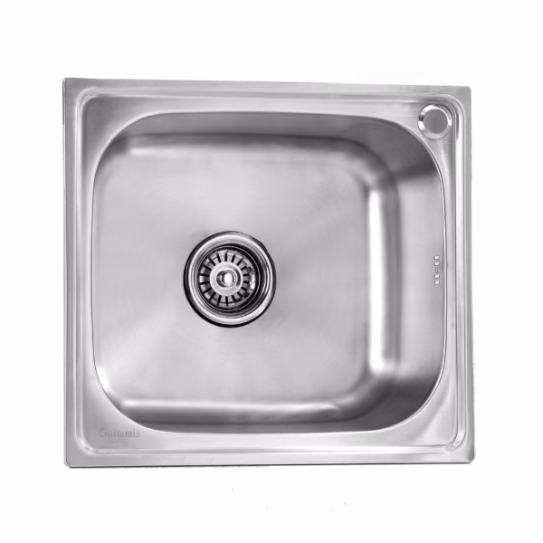Cuba Inox Escovado Cozinha de Sobrepor 4642 c/f c/ext
