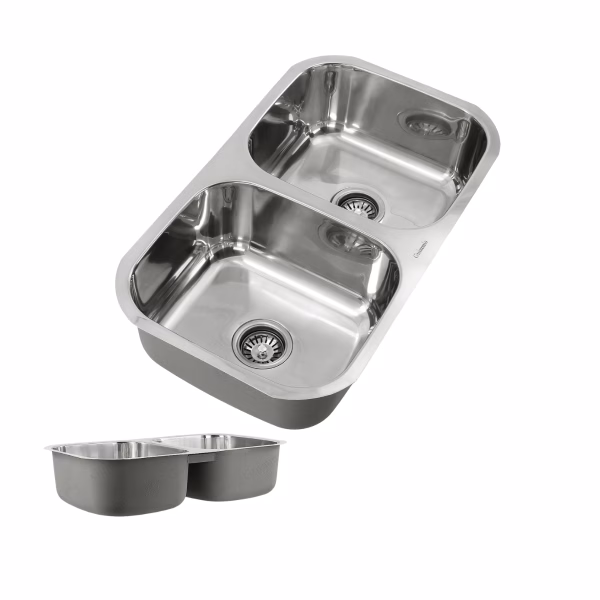 Cuba Inox Dupla Cozinha Gourmet Embutir Polido 9261