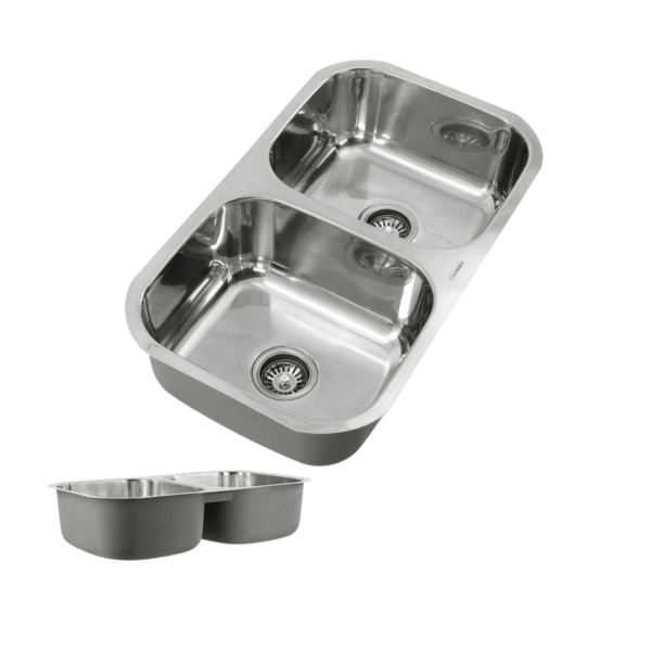 Cuba Inox Dupla Cozinha Gourmet Embutir Polido 9261