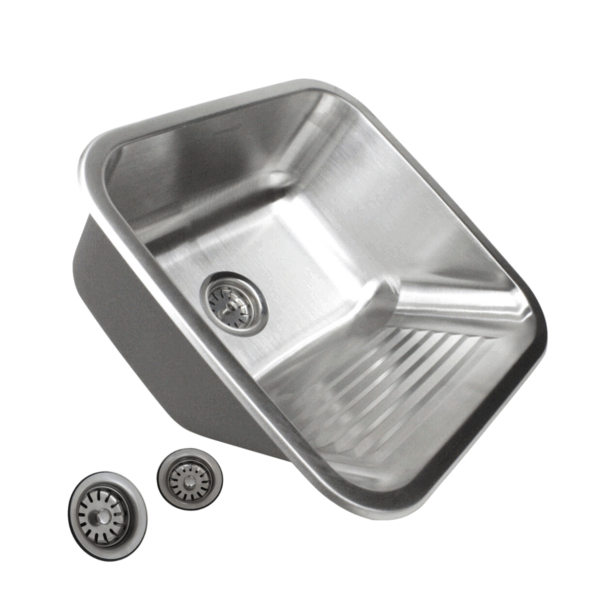 Tanque Inox 22L Guimmis.casa com Válvula Embutir ou Sobrepor