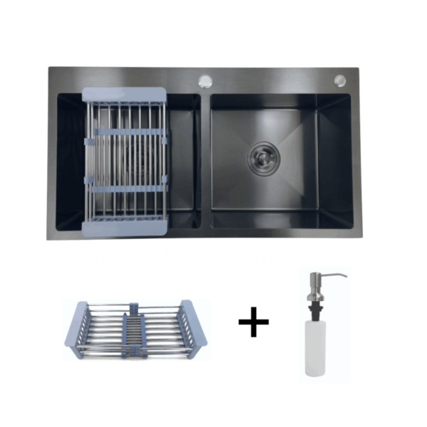 Cuba Cozinha Gourmet em Aço 304 Nano Black Guimmis 8545B