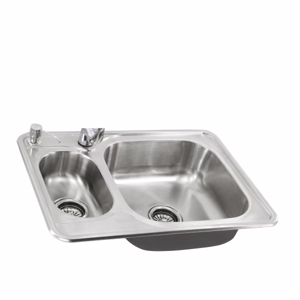 Cuba Inox Dupla Cozinha Gourmet Sob Escovado - 7050