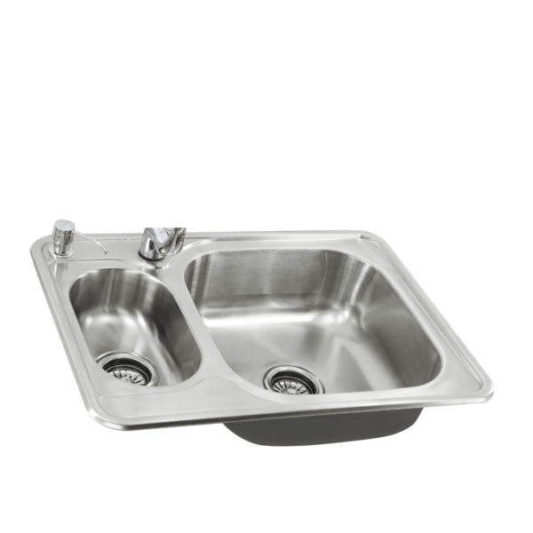 Cuba Inox Dupla Cozinha Gourmet Sob Escovado - 7050