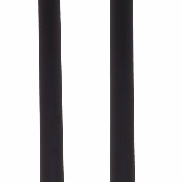Kit 2 Pés De Mesa Móveis Aço Preto Fosco 71cm +3cm Regulagem